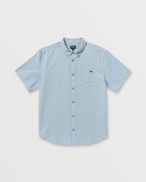 All Day Short Sleeve Shirt - Powder Blue