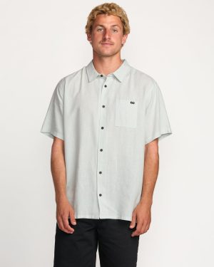 Ricardo Short Sleeve Shirt - Ash Blue