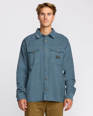 Bong Days Long Sleeve Shirt - Steel Blue