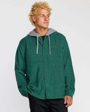 Baja Long Sleeve Flannel Shirt - Sage Green