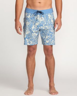 Good Times Pro Performance 18 Boardshorts - Carolina Blue