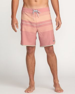 73 Pro Performance 18 Boardshorts - Dusty Pink