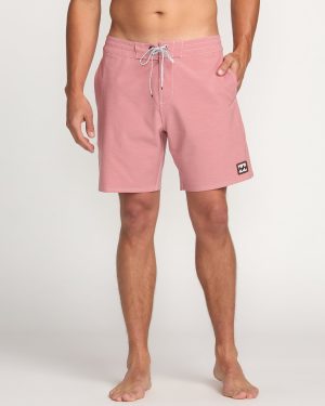 Every Other Day Lo Tide 18 Boardshorts - Dusty Rose