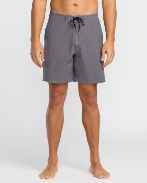 Every Other Day Lo Tide 18 Boardshorts - Gray Violet