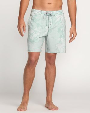 Every Other Day Lo Tide 18 Boardshorts - Seafoam