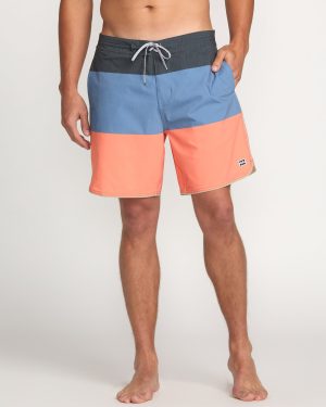73 Lo Tide 18 Boardshorts - Deep Blue