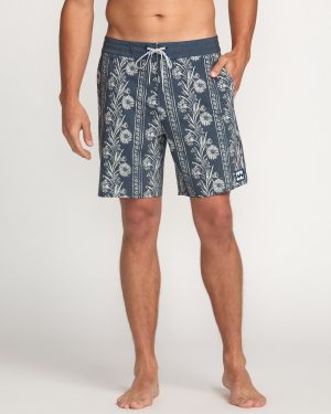 Sandtrax Lo Tide Boardshorts - Aged Indigo