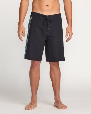 D Bah 2.0 Hi Pro Performance 19 Boardshorts - Washed Black