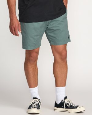 Larry Laybacks 19 Twill Shorts - Pine