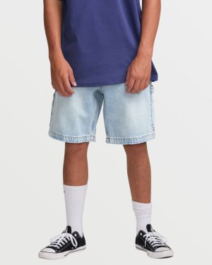 Bad Dog 21 Shorts - Bleached Aqua