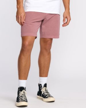 Crossfire Wave Wash Submersible 18 Hybrid Shorts - Dusty Rose