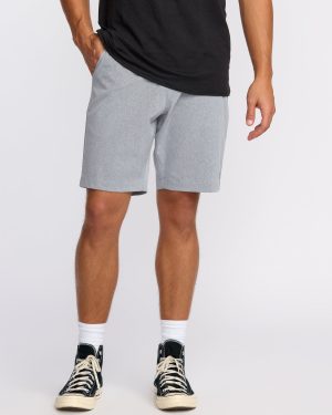 Crossfire Submersible 19 Hybrid Shorts - Slate Blue