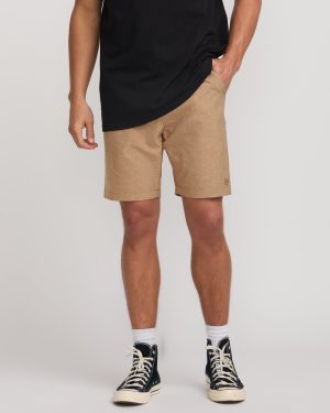 Crossfire Submersible 19 Hybrid Shorts - Tobacco