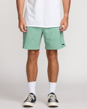 Surftrek Transit Elastic 17 Hybrid Shorts - Mist Green