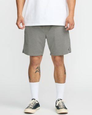 Surftrek Transit Elastic 17 Hybrid Shorts - Pewter