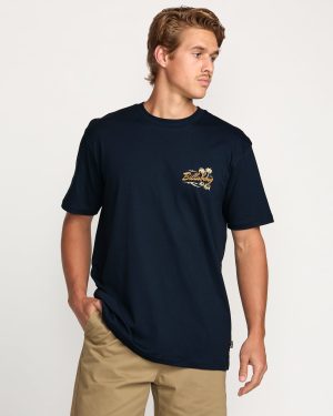 Skull Island Premium Tee - Navy