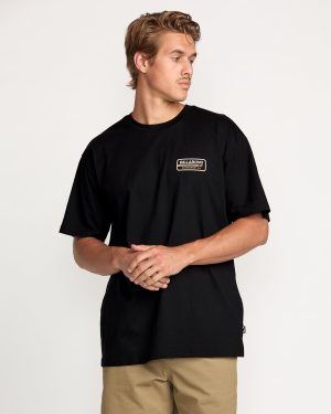 Walled Regular Tee - Black