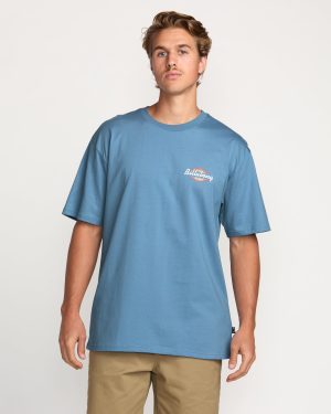 Walled Regular Tee - Carolina Blue