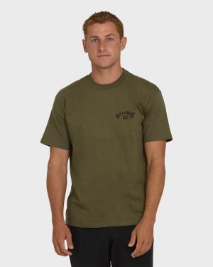 Arch Hi Regular Short Sleeve T-Shirt - Military
