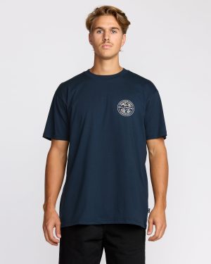 Hollow Premium Short Sleeve T-Shirt - Navy