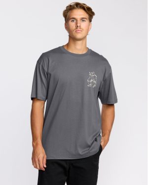 Up The Beach Regular Short Sleeve T-Shirt - Char