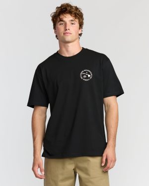 Aloha Island Hi Regular Short Sleeve T-Shirt - Washed Black