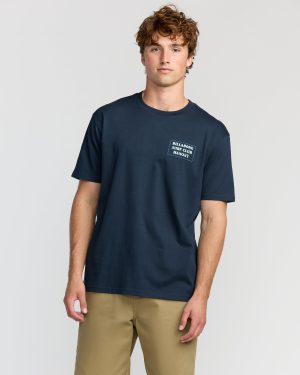 Wave Hi Premium Short Sleeve T-Shirt - Navy