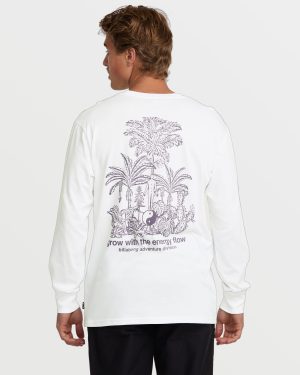 Grow A/Div Long Sleeve Tee - White