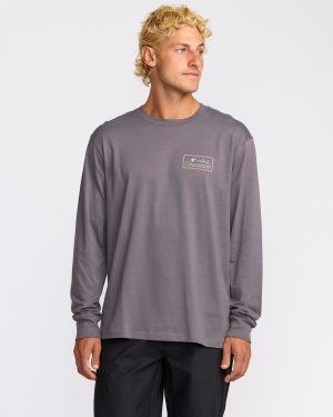 Range A/Div Long Sleeve T-Shirt - Grey Violet