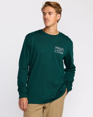 Range A/Div Long Sleeve T-Shirt - Spruce Green