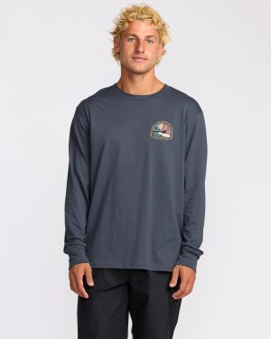Sundown A/Div Long Sleeve T-Shirt - Midnight Blue