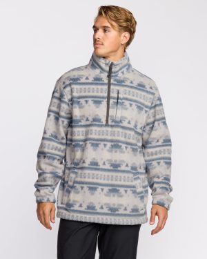 Boundary Mock Sweatshirt - Alloy