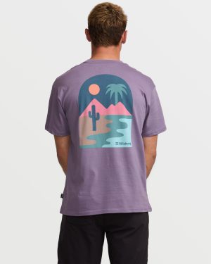 Sun Down A/Div Tee - Lavender