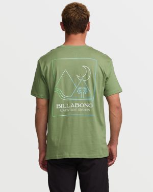 Night Park A/Div Tee - Moss