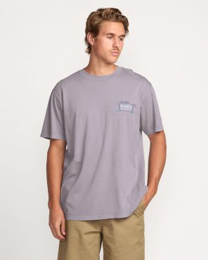 No Vacancy Premium Wave Wash Tee - Light Purple