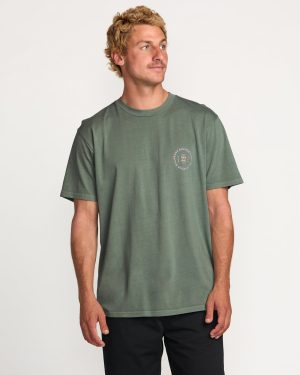 Rotation Premium Wave Wash Tee - Pine
