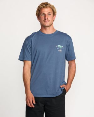 Better Premium Wave Wash Tee - Deep Blue