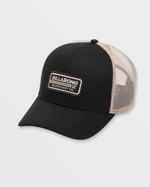 Walled Trucker Hat - Black Sands