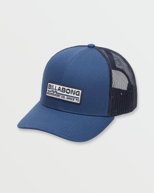 Walled Trucker Hat - Deep Blue