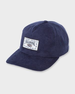 Heritage Strapback Hat - Steel Blue