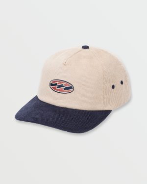 Heritage Strapback Hat - Navy/Khaki