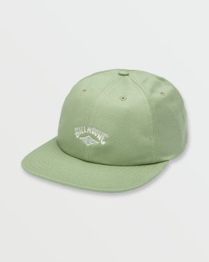 Global Arch Strapback Hat - Moss