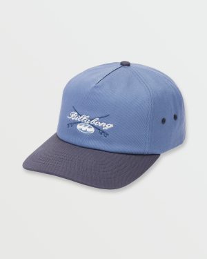 Throwback Strapback Hat - Carolina Blue