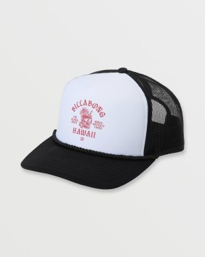 Mai Tai Hi Foam Trucker Hat - Black White