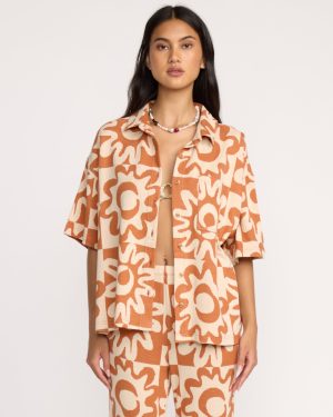 Lost Waves Short Sleeve T-Shirt - Sunburnt