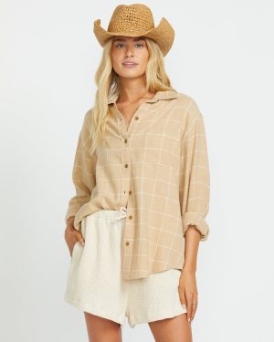 Layer Up Long Sleeve Shirt - Khaki