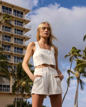 Tailor Made Shorts - Salt Crystal