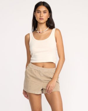 Sea Ya Cord Shorts - Cobblestone