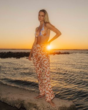 Lost Waves Knit Pants - Sunburnt