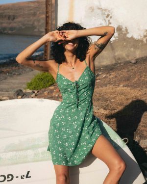 Island Love Dress - Island Green